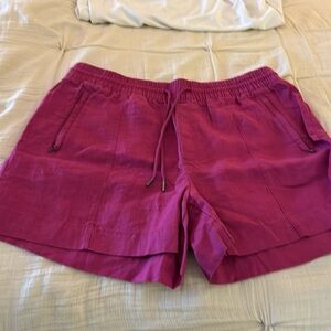 New without tags linen Athleta shorts